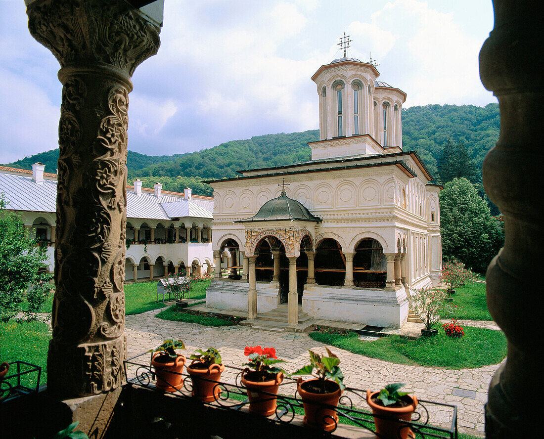 Horezu fortified monastery. Wallachia. Romania