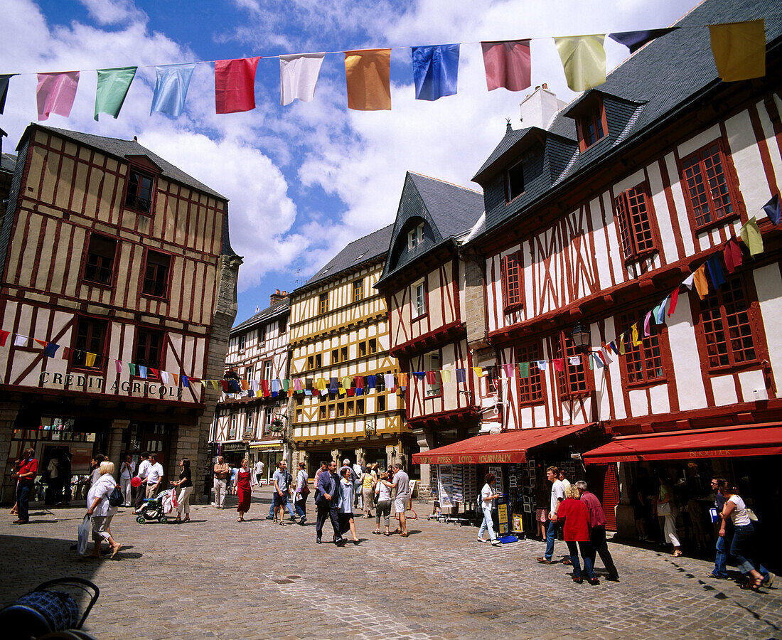 Old town. Vannes. Britanny. France