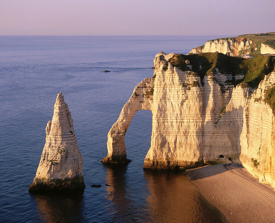 Cliff at Etretat. Normandie. France