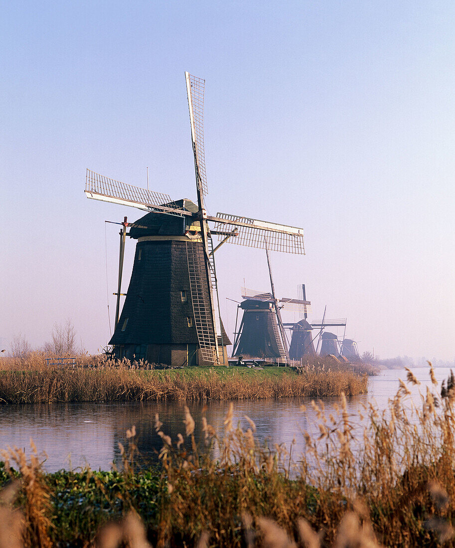 Windmills. Kinderdijk. Holland