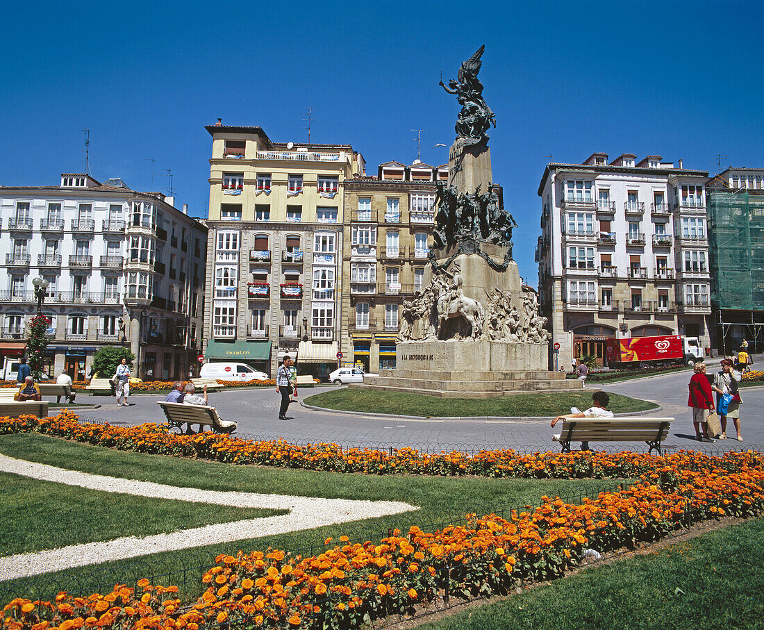 Downtown Vitoria. Álava, Euskadi. Spain