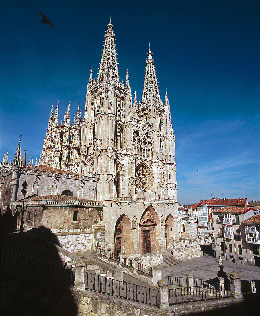 Gothic cathedral, Burgos. Road to Santiago, Spain
