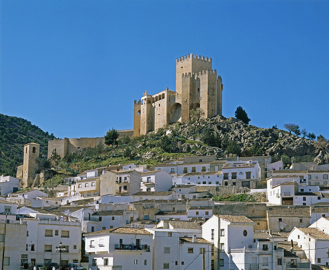 Moorish castle in Vélez Blanco. Almería province, Spain