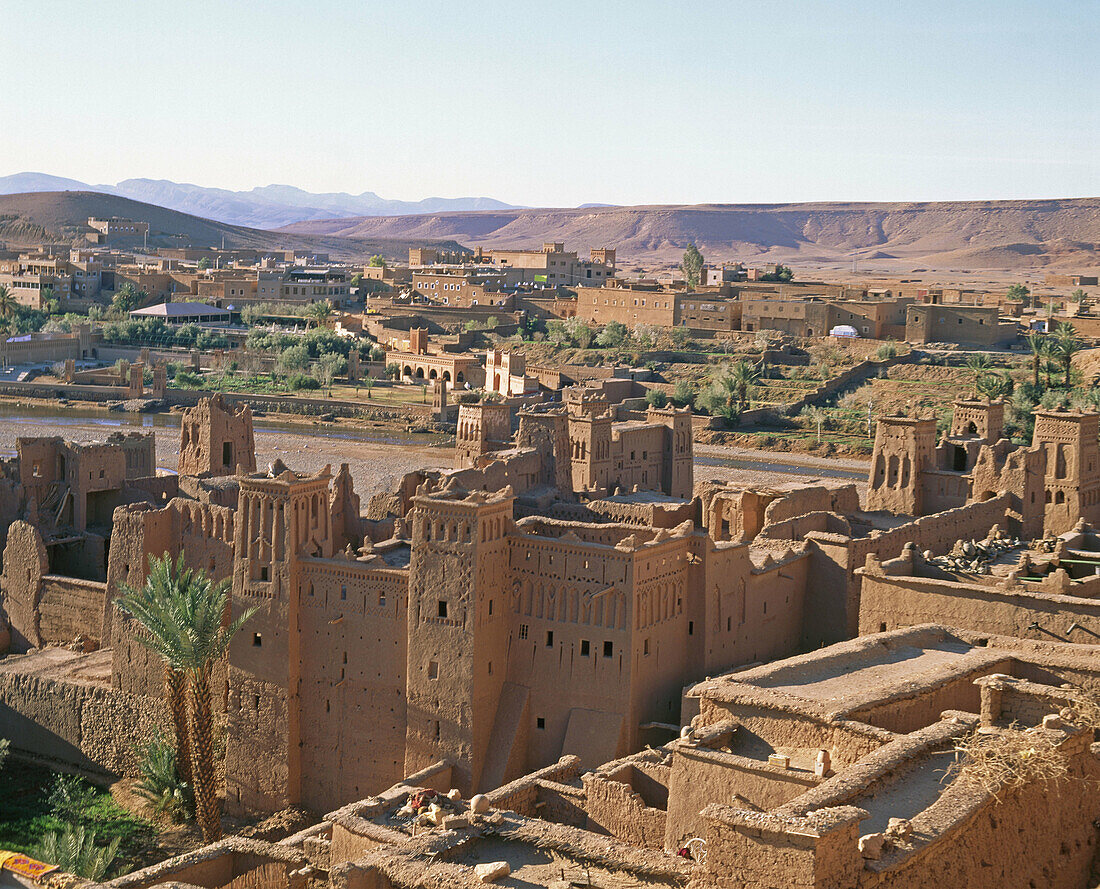 Ait Benhaddou kasbah. Ouarzazate region, Morocco