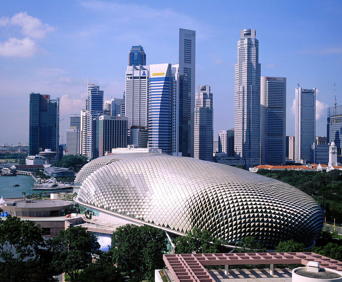 Raffles place, downtown Singapore