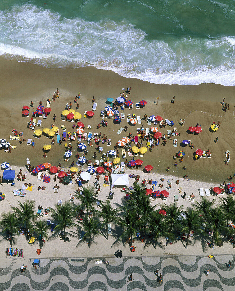 Copacabana beach, Rio de Janeiro. Brazil