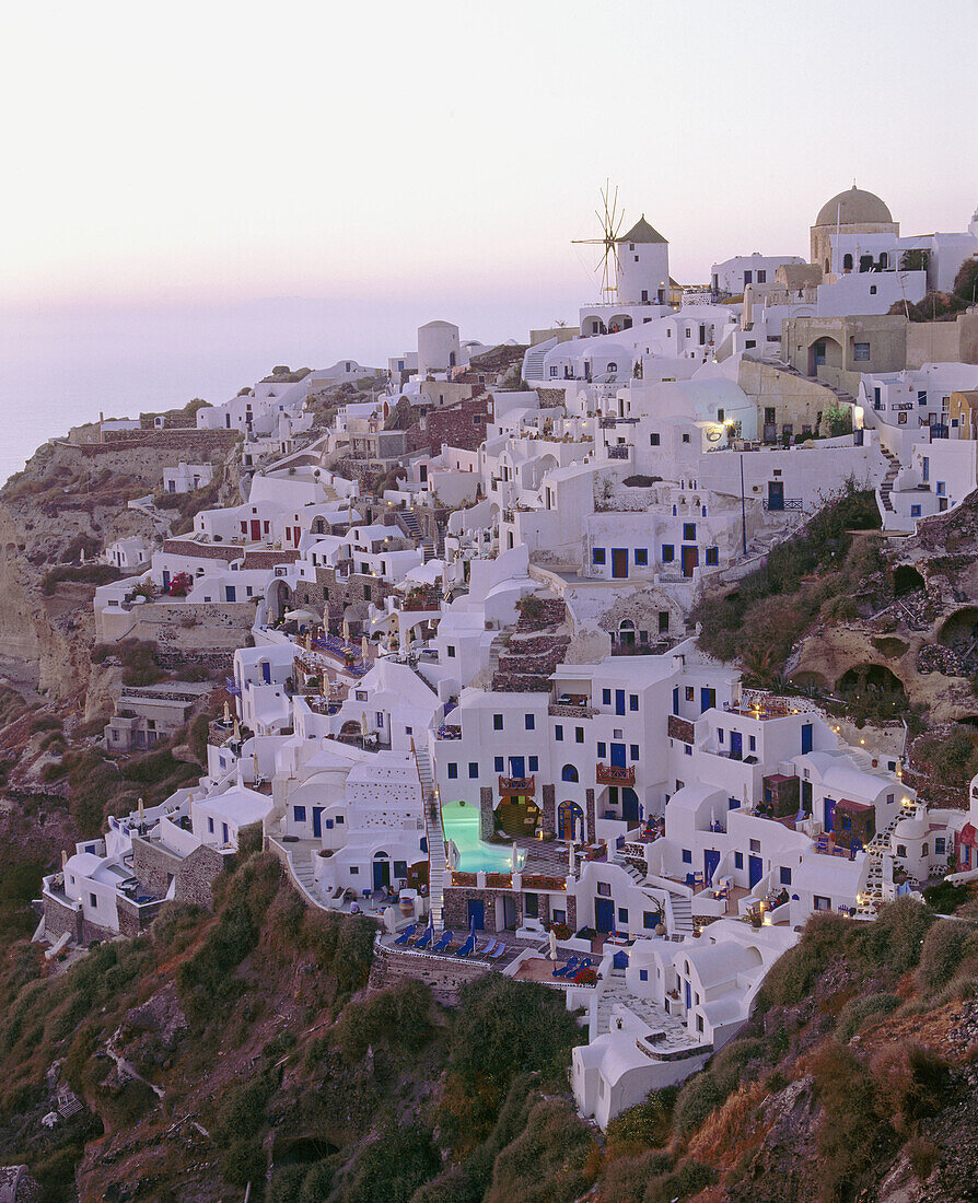 Ia village. Santorini, Cyclades islands. Greece