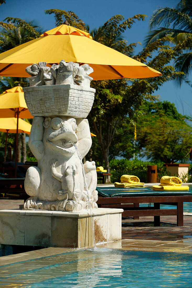 Pool area, Angsana resort, Bintan Island, Indonesia