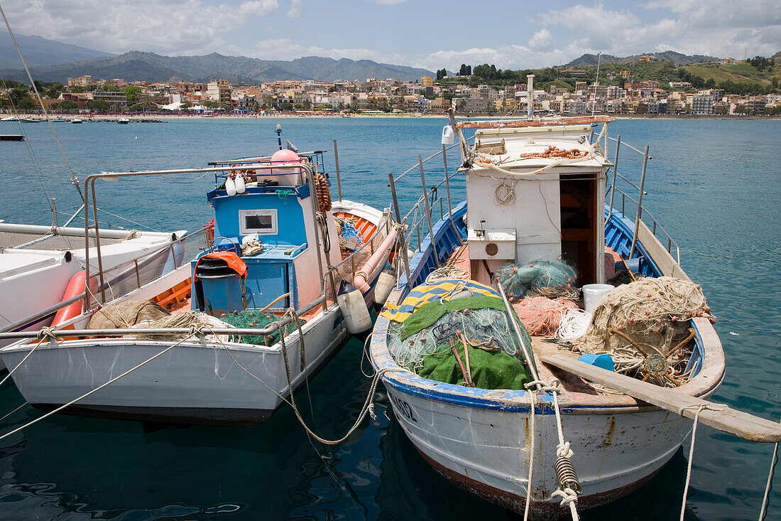 Fishing Boats, Giardini Naxos, Sicily, Italy