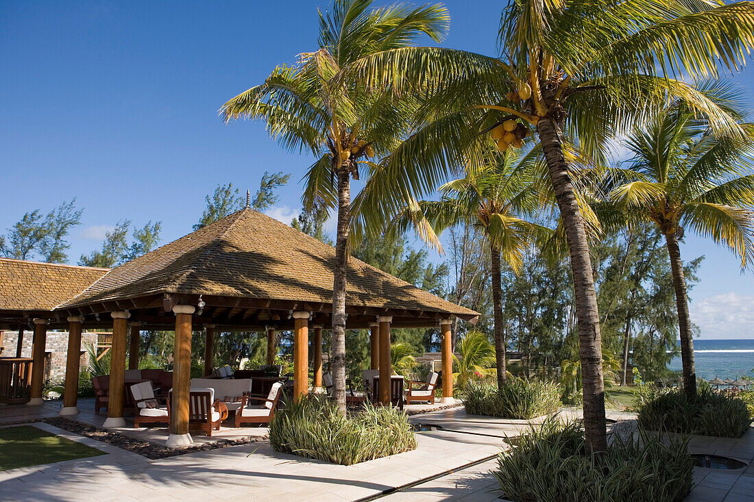 Bar im Mövenpick Resort und Spa Mauritius, Bel Ombre, Savanne District, Mauritius, Indischer Ozean