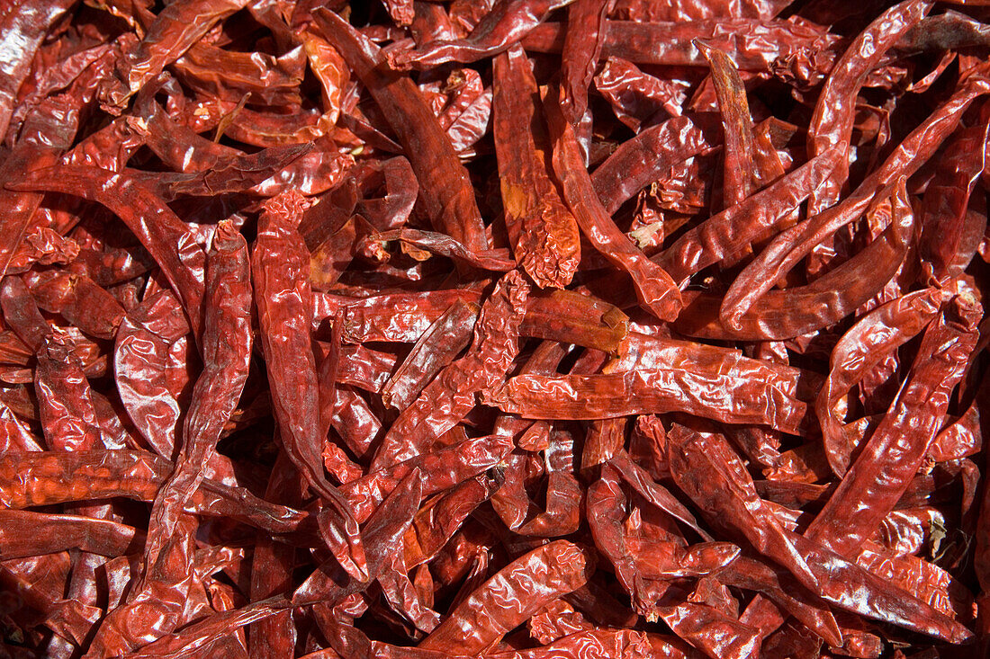 Red Hot Chili Peppers, Port Louis Central Market, Port Louis, Port Louis District, Mauritius