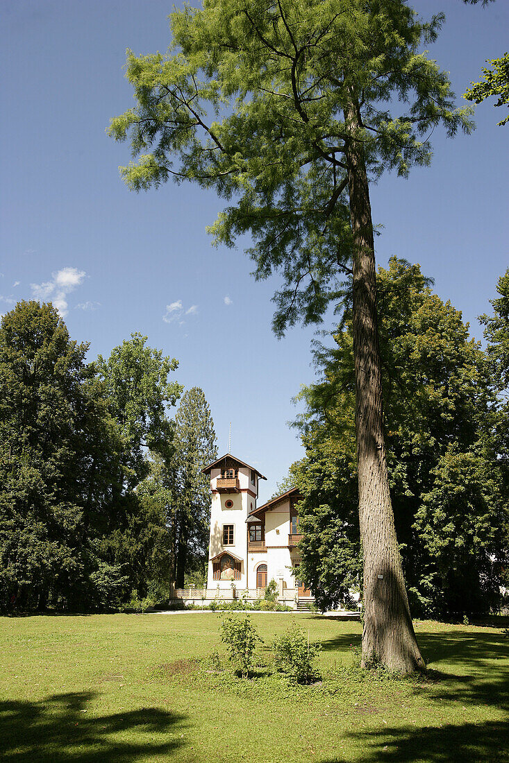 Casino auf der Roseninsel, Wörth, Feldafing, Starnberger See, Bayern, Deutschland