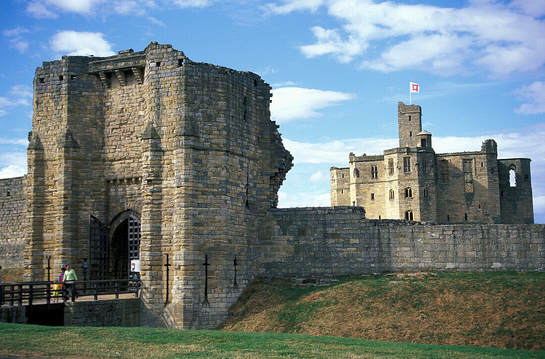 Warkworth Castle, Warkworth, Northumberland, England, United Kingdom