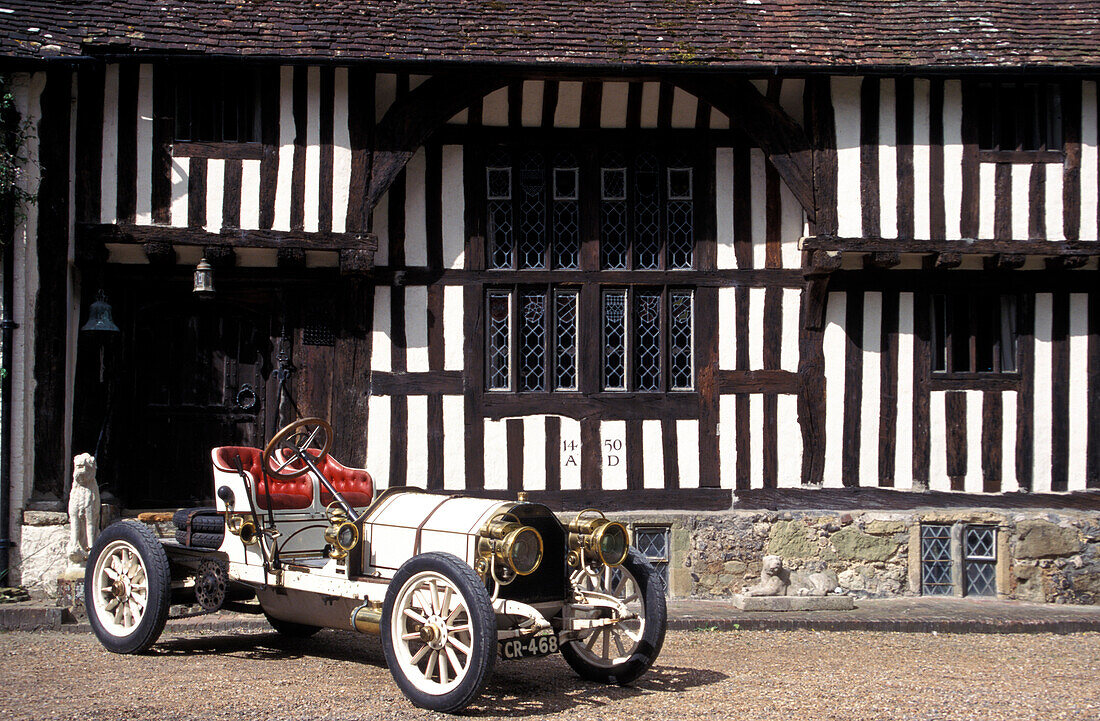 Vintage Car, Mercedes 1905, Filching Manor Motor Museum, Eastbourne, East Sussex, England, United Kingdom