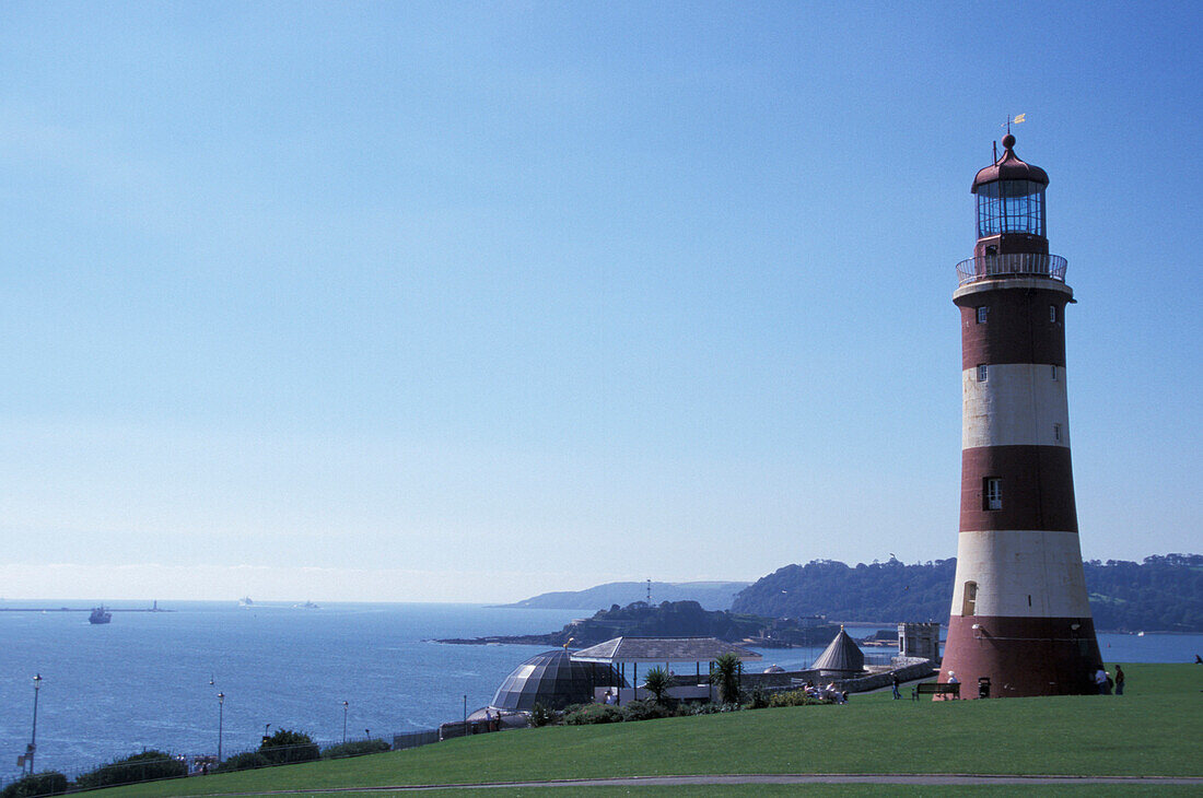 Smeaton's Tower, lighthouse, The Hoe, Plymouth, Devon, England, United Kingdom