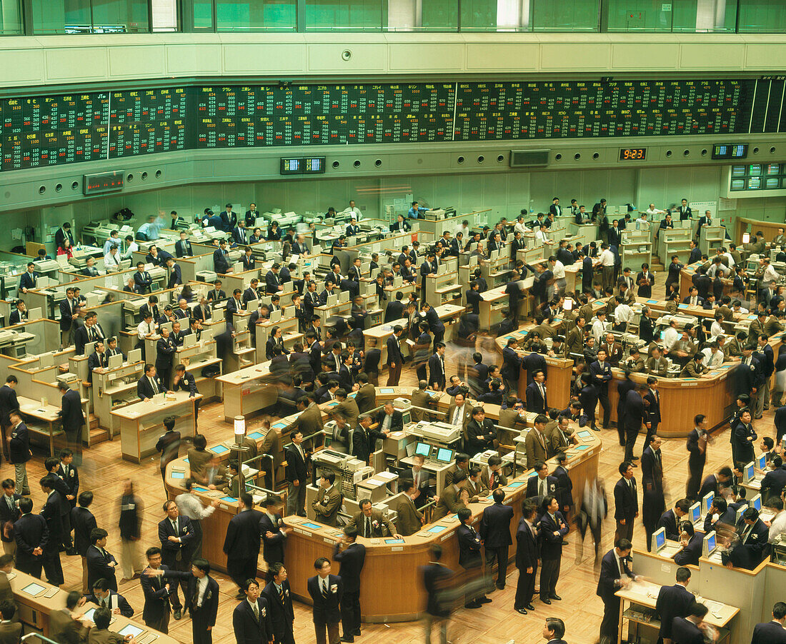 Stock Exchange. Tokyo. Japan