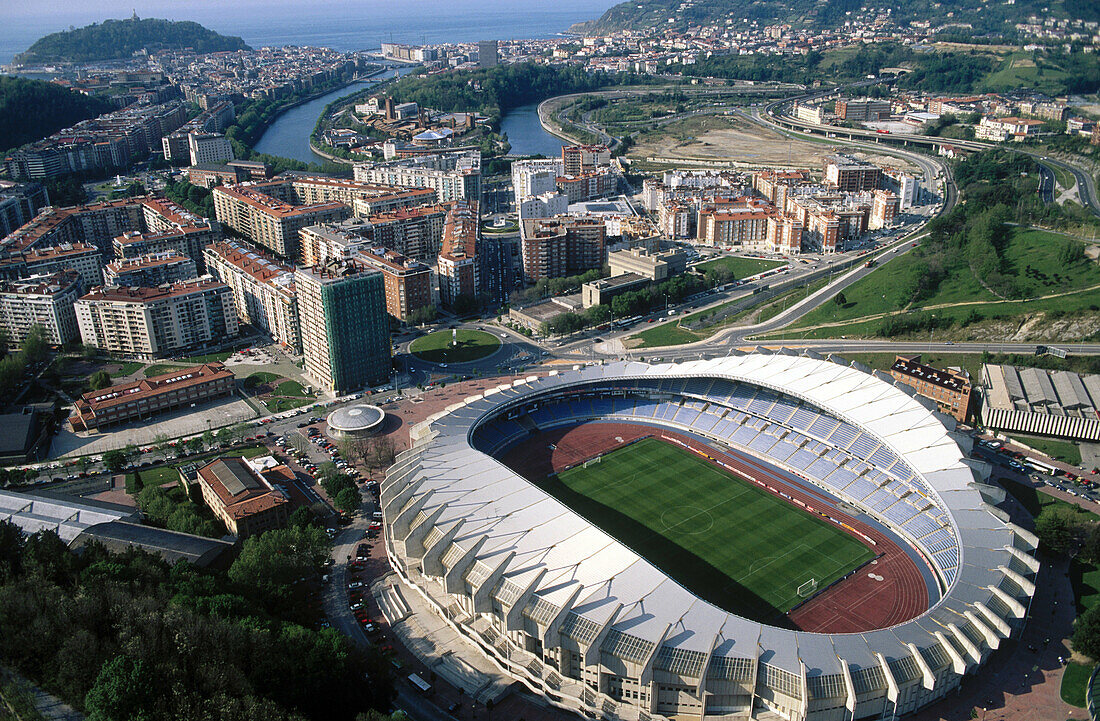 Anoeta stadium. San Sebastian / Donostia. Guipuzcoa. Spain.