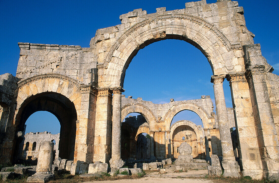 St. Simeon basilica (Vth century). Qal at Samaan. Syria.