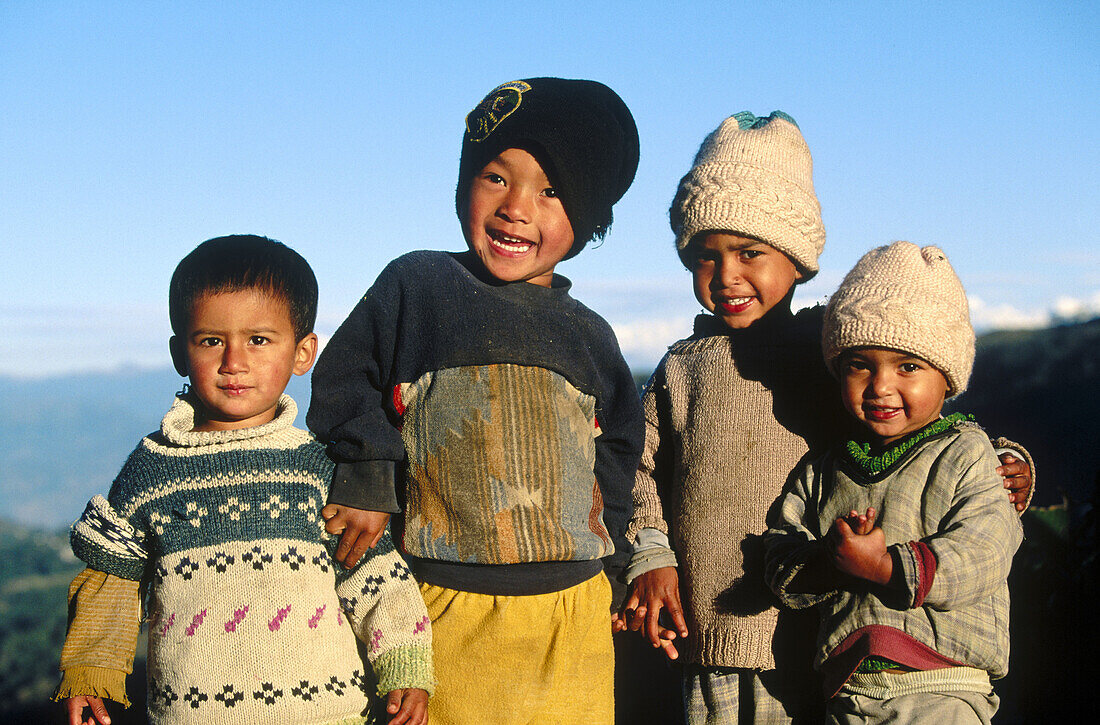 Children. Himalaya. Nepal.