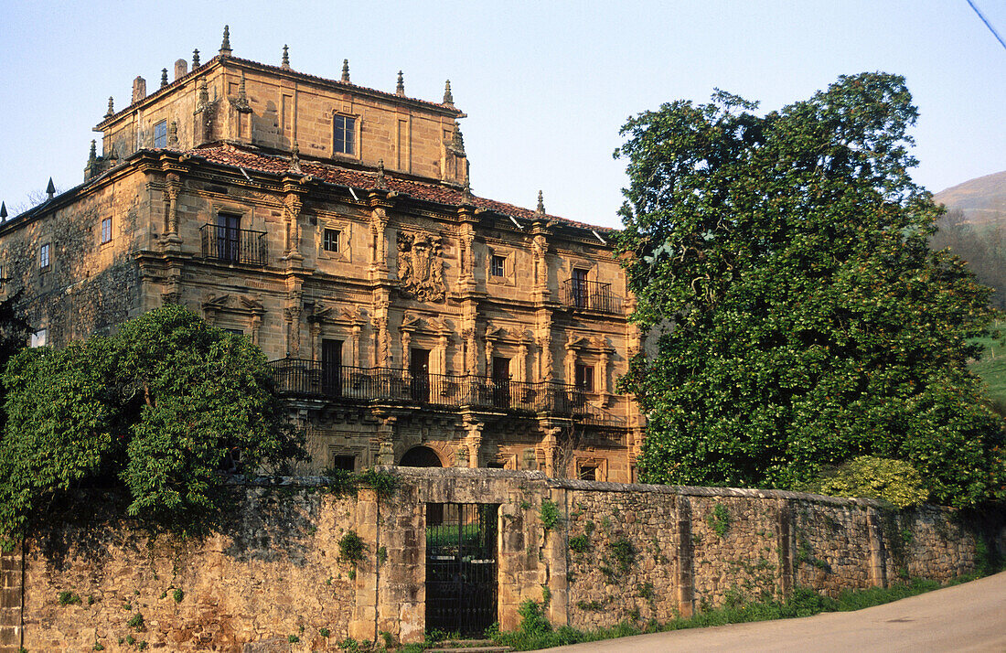 Soñanes palace (1718). Villacarriedo. Cantabria. Spain.