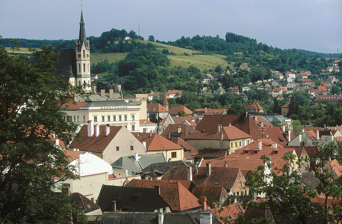 Cesky Krumlov. Bohemia. Czech Republic.