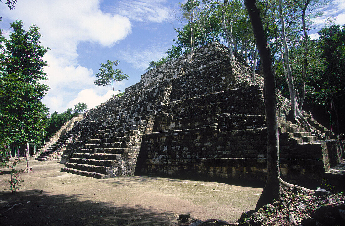 Jaguar Temple. Balamku. Campeche. Mexico.