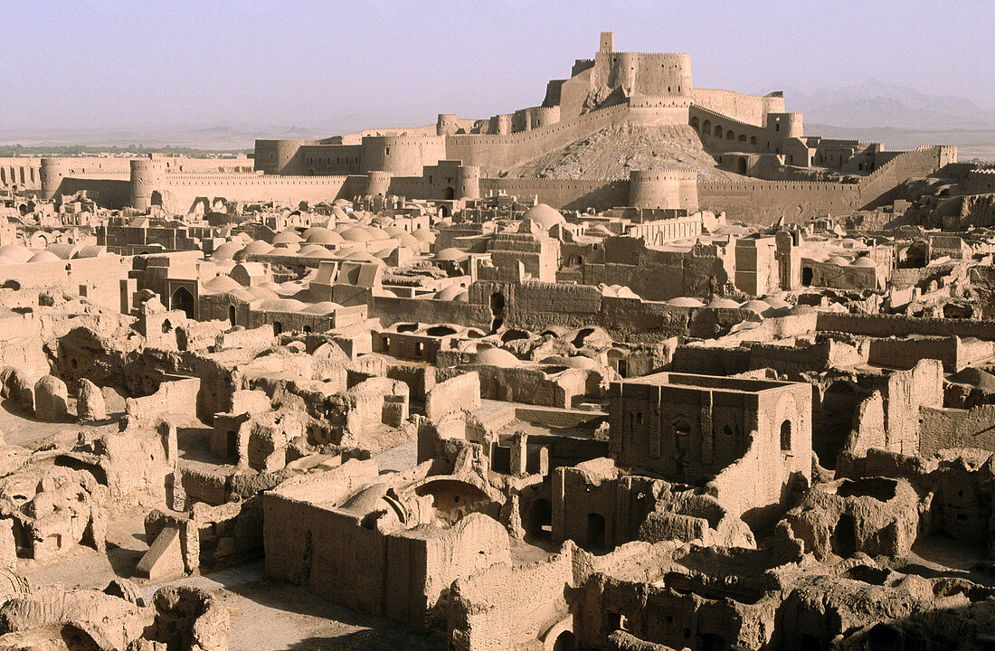 The castle and the ruins of the old city. Bam. Iran.