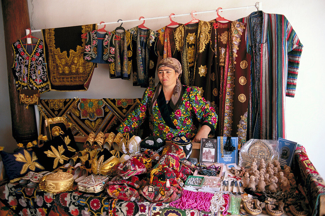 Silk road. Bazaar. Bukhara. Uzbekistan.
