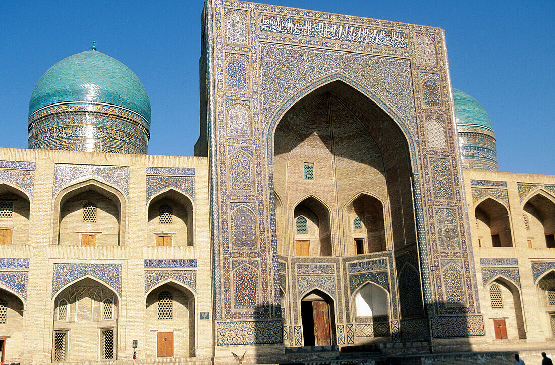 Silk road. Mir-I-Arab medressa. Bukhara. Uzbekistan.