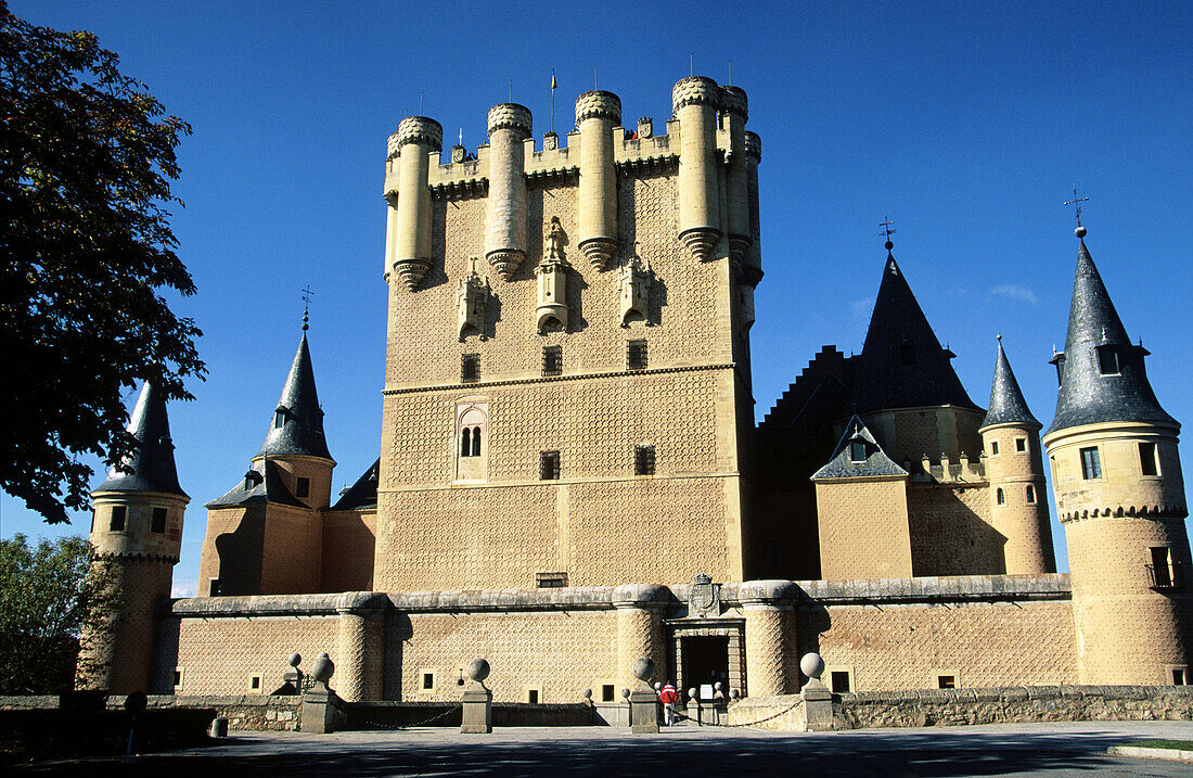 Tower of Juan II in the Alcázar. Segovia. Spain