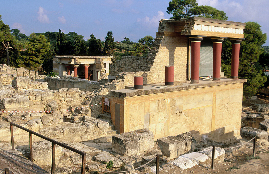 Knossos Palace ruins. Heraklion. Crete. Greece