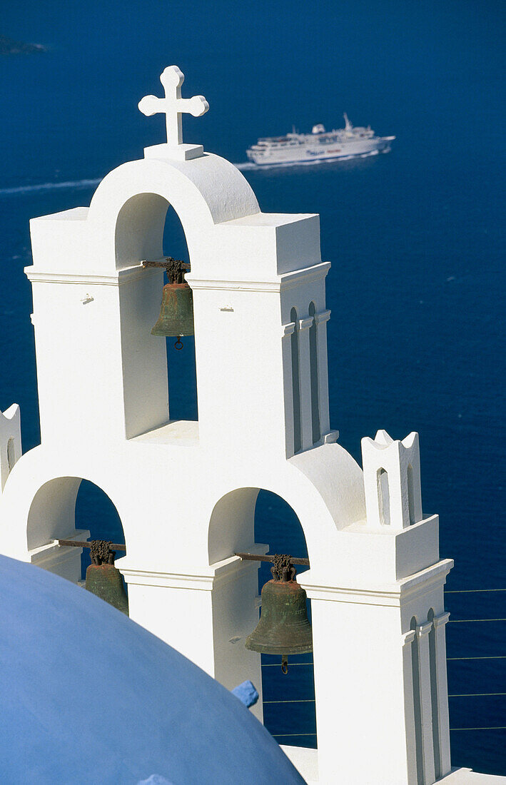 Agios Minas Church. Firostefani. Santorini. Cyclades. Greece