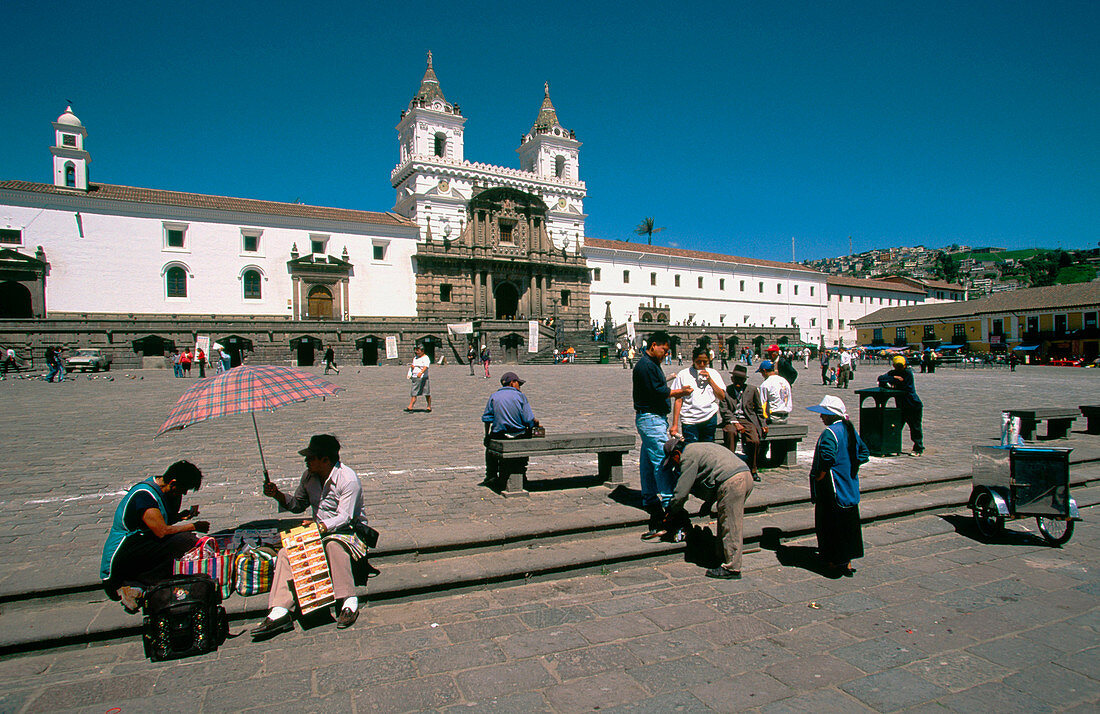 Iglesia de San Francisco. San Francisco square. Quito. Ecuador