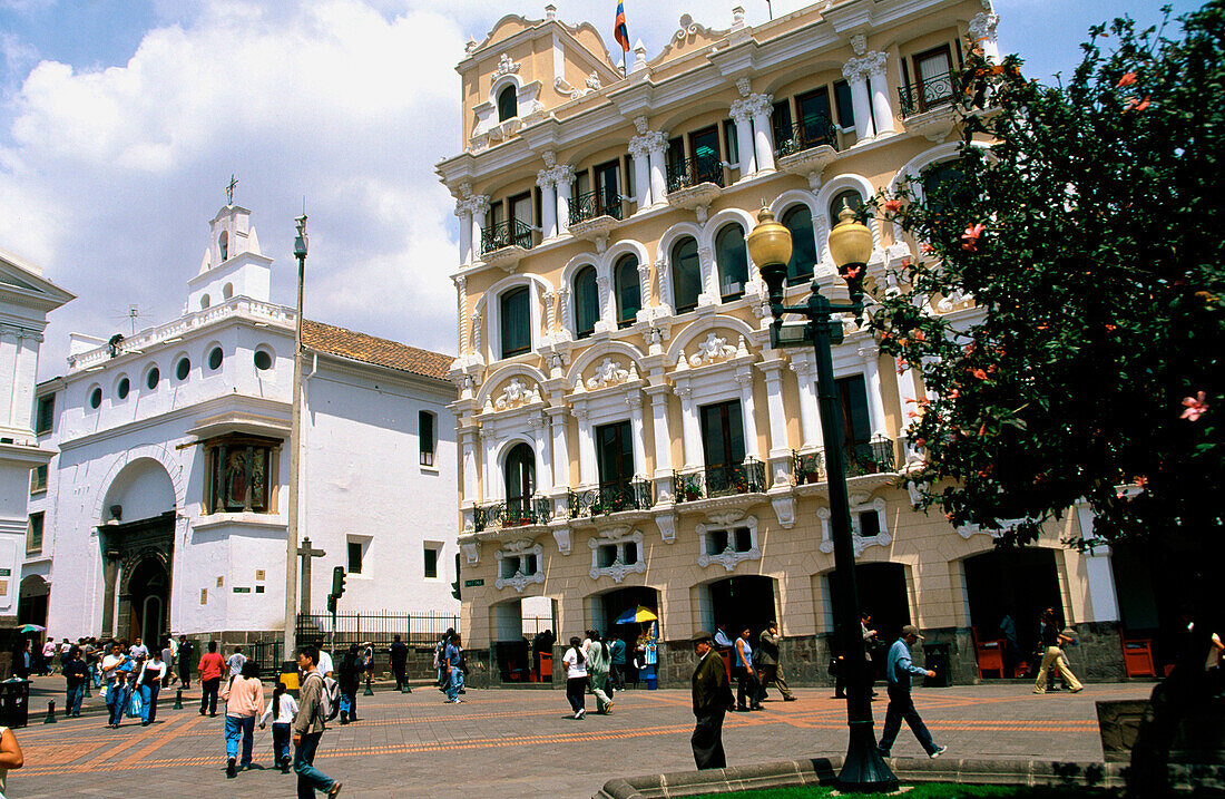 Iglesia de la Concepcion in Plaza de la Independencia. Quito. Ecuador