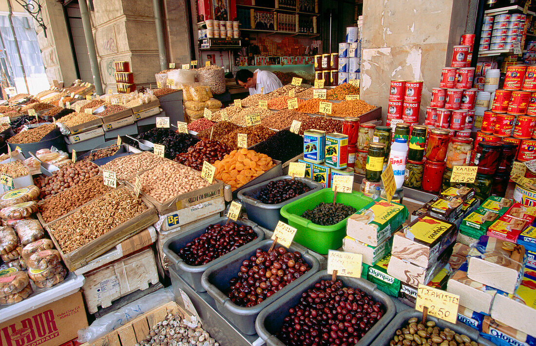 Central market in Athens. Greece