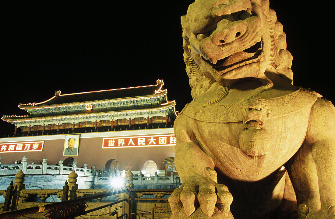 Main Entrance to The Forbidden City. Tiananmen Square. Beijing. China