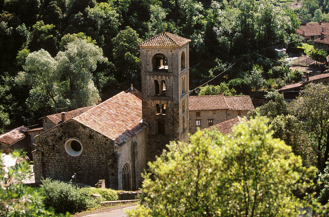 Church of Sant Cristofol de Beget. Vall de Camprodon. Ripolles. Girona province. Catalonia. Spain