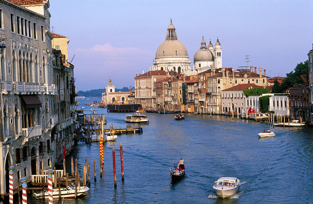 Grand Canal and Santa Maria della Salute. Venecia. Veneto. Italy