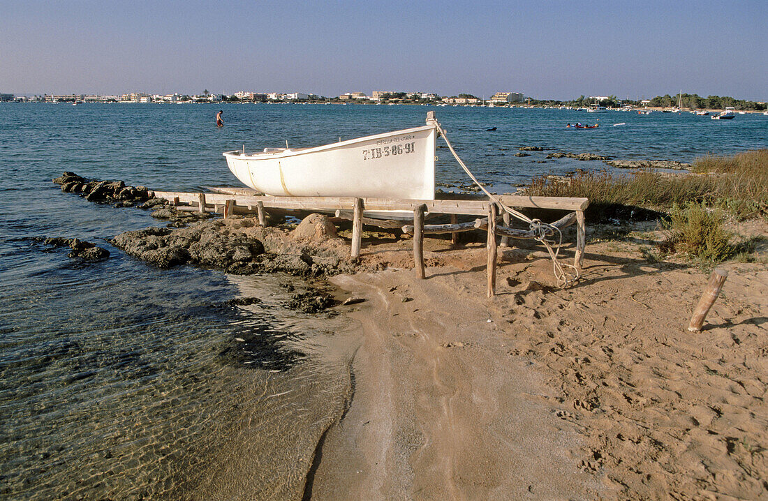 Estany des Peix. Formentera. Balearic Islands. Spain.