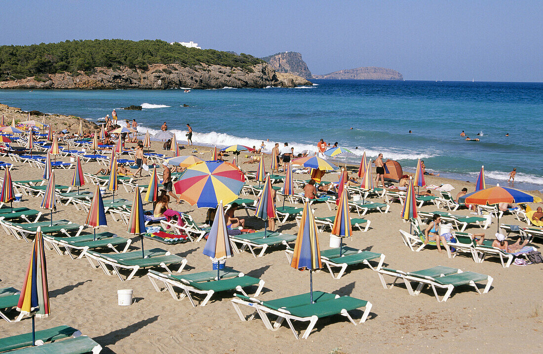 Cala Nova. Ibiza. Balearic Islands. Spain.