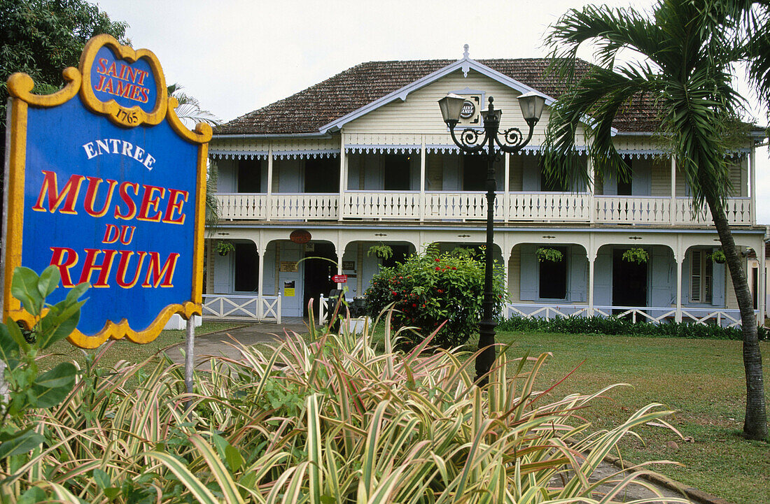 Rum Saint James Museum. Sainte Marie. Martinique. French Antilles.