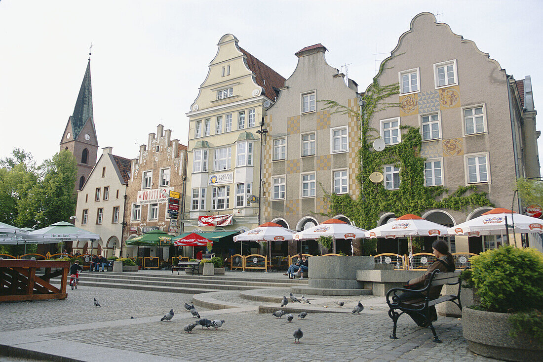 Square. Olsztyn. Poland