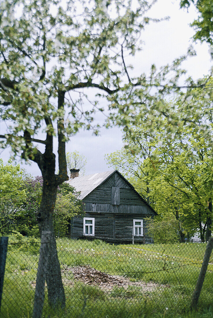 Traditional farm. Nemuno kilpos regional park area. Lithuania