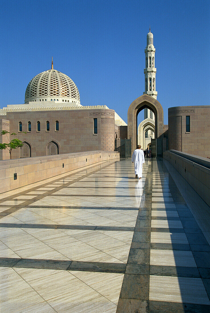 Sultan Qaboos Grand Mosque. Muscat. Sultanate of Oman. Middle East