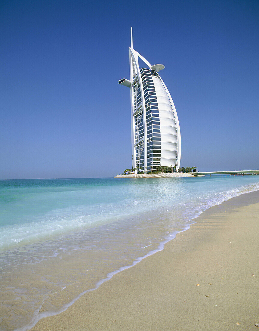 Burj Al Arab hotel, Umm Suqeim district, Dubai City. UAE (United Arab Emirates)