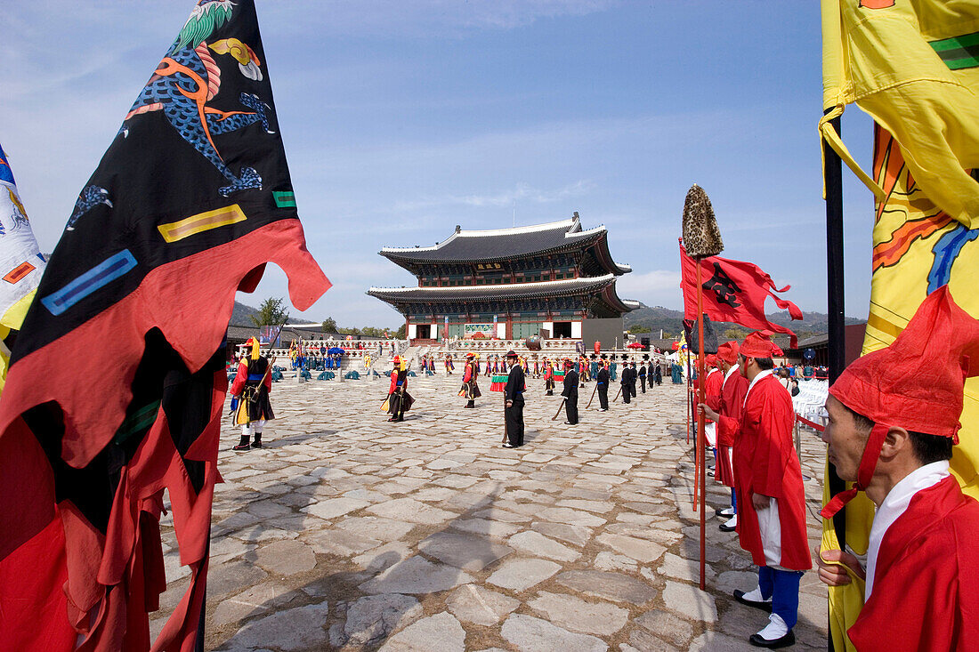 Kyongbokkung palace, Seoul. South Korea