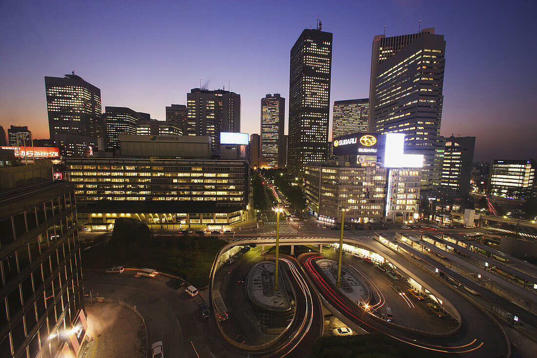 West side Shinjuku district, Tokyo. Japan