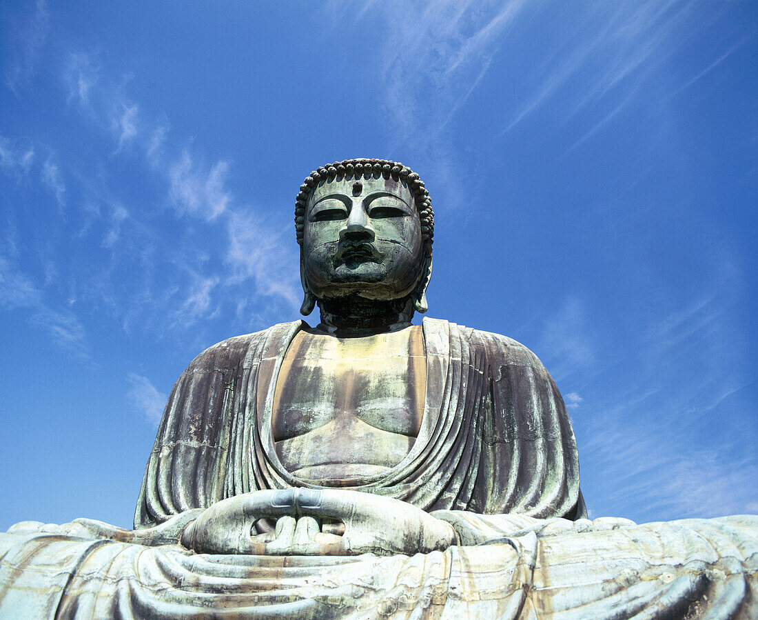 The Daibutsu (bronze Great Buddha). Kamakura. Japan.