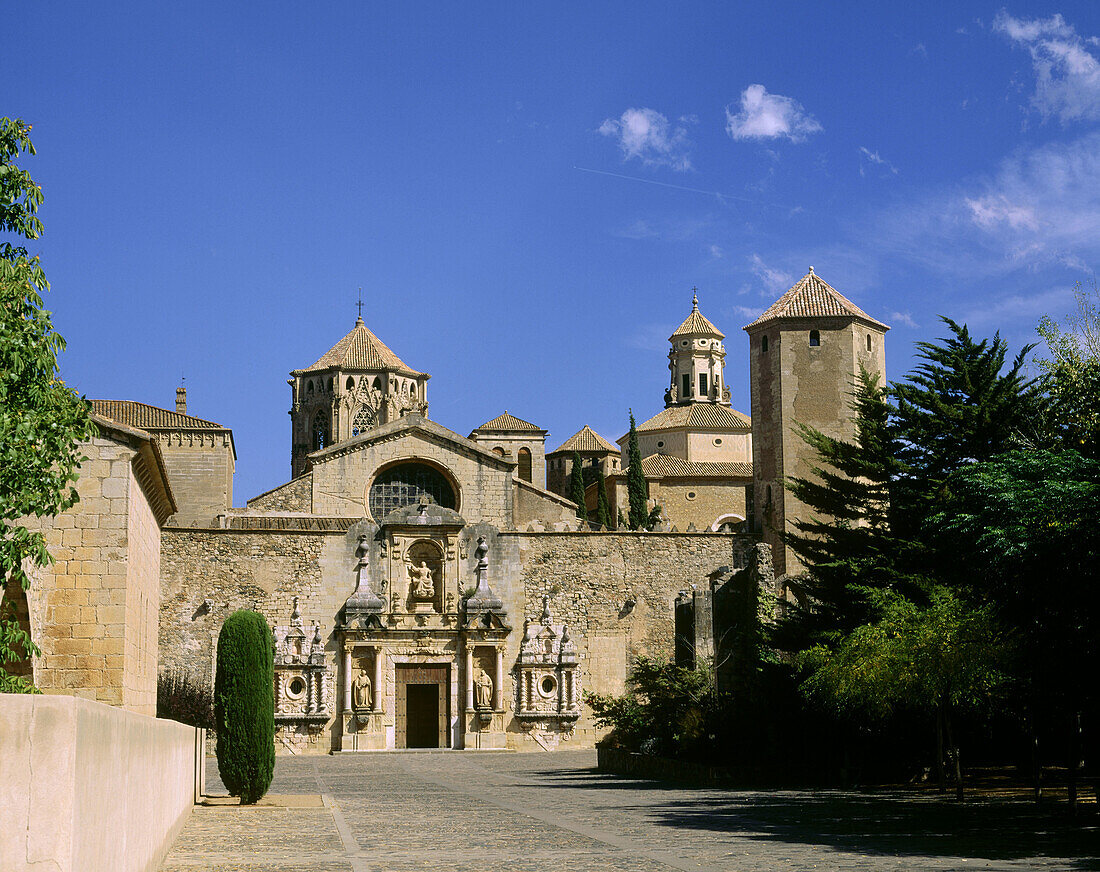 Poblet monastery. Tarragona province. Spain