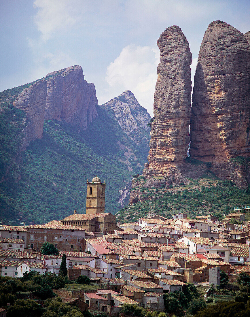 Agüero. Huesca province, Aragon, Spain